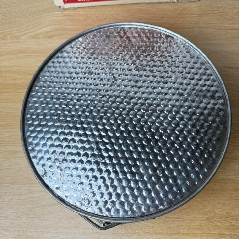 Fisko Springform Cake Tin 26cm‎ Edelstahl Silver West Germany Tube Bottom Bundt